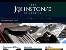 Tablet Screenshot of clanjohnstone.org